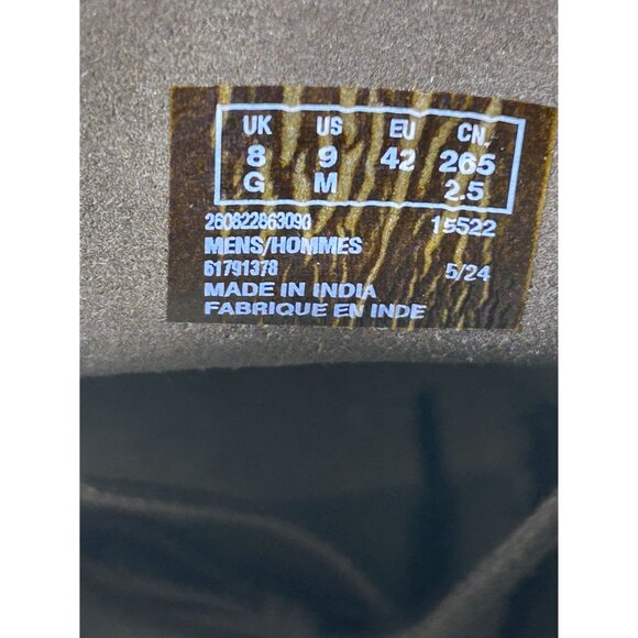 Clarks Bushacre 3 Dark Brown Leather Chuka Boots Mens Size 9 - Picture 7 of 8